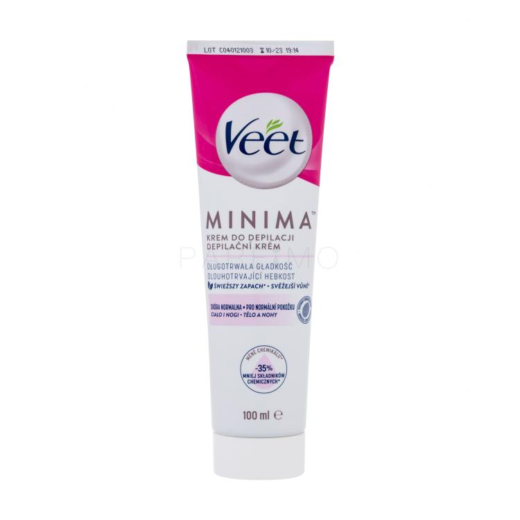 Veet Minima Hair Removal Cream Normal Skin Proizvodi za depilaciju za žene 100 ml