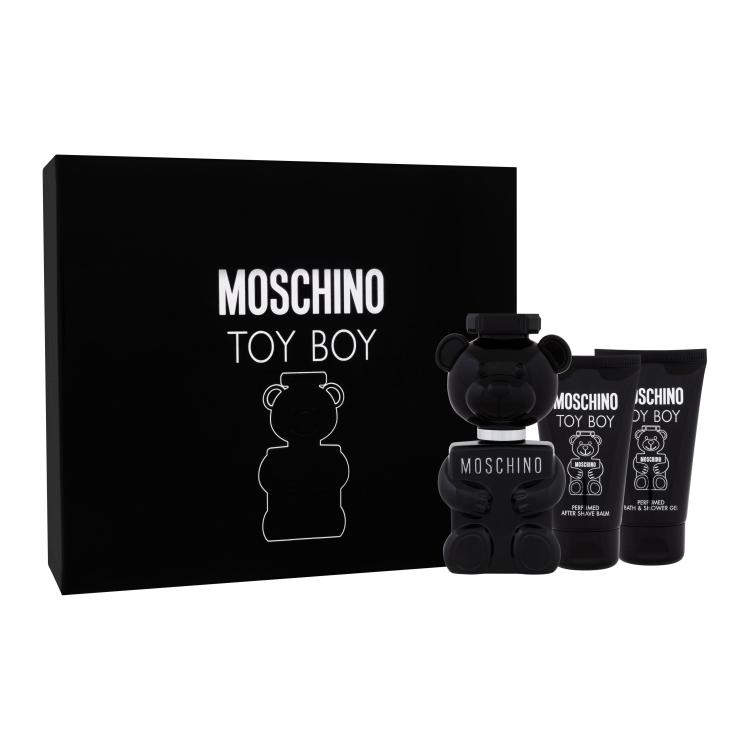 Moschino Toy Boy Poklon set parfemska voda 50 ml + balzam nakon brijanja 50 ml + gel za tuširanje 50 ml
