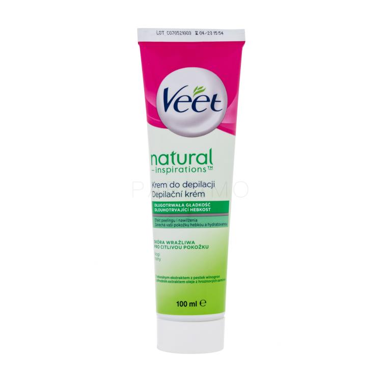 Veet Natural Inspirations™ Hair Removal Cream Sensitive Skin Proizvodi za depilaciju za žene 100 ml