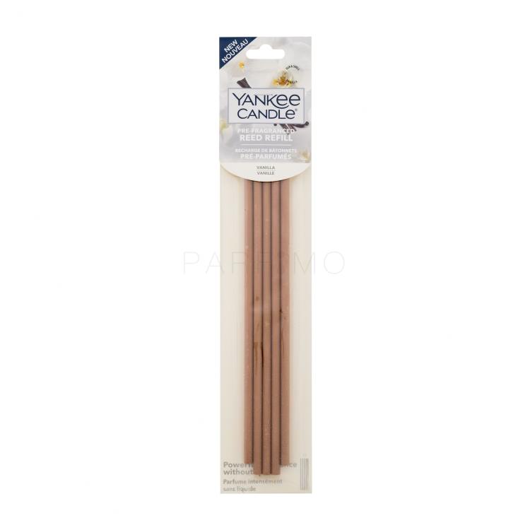 Yankee Candle Vanilla Pre-Fragranced Reed Refill Miris za dom i difuzor 5 kom