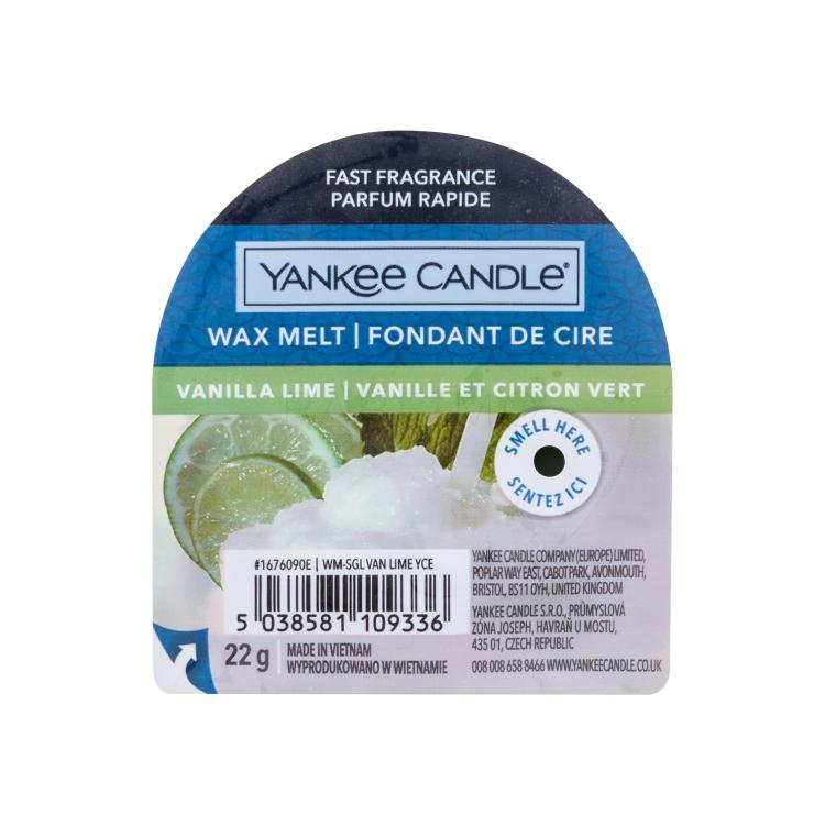 Yankee Candle Vanilla Lime Mirisni vosak 22 g