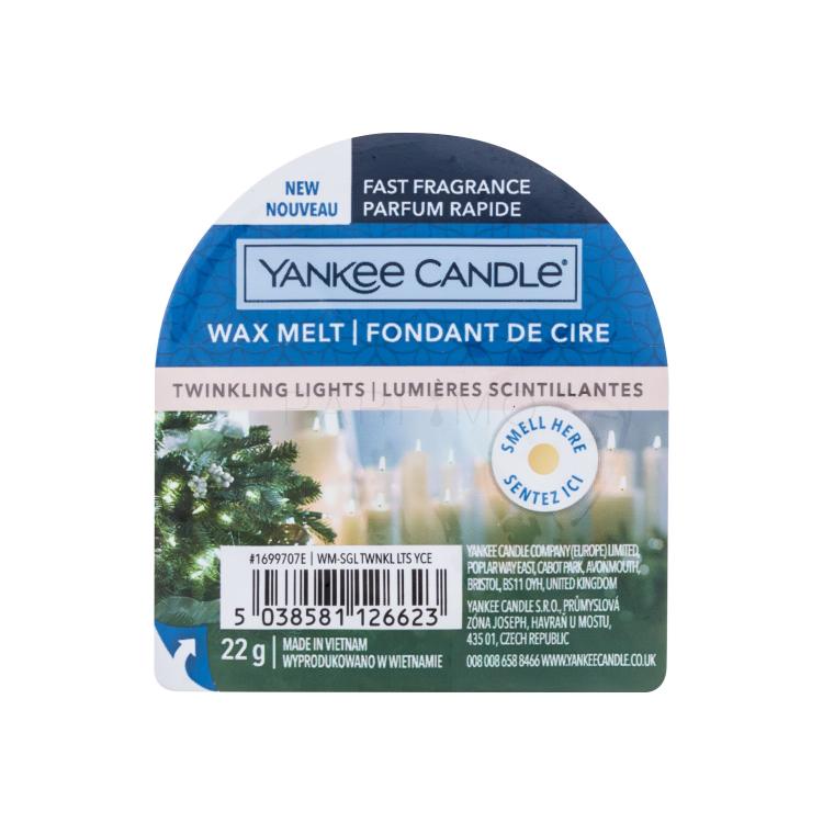 Yankee Candle Twinkling Lights Mirisni vosak 22 g