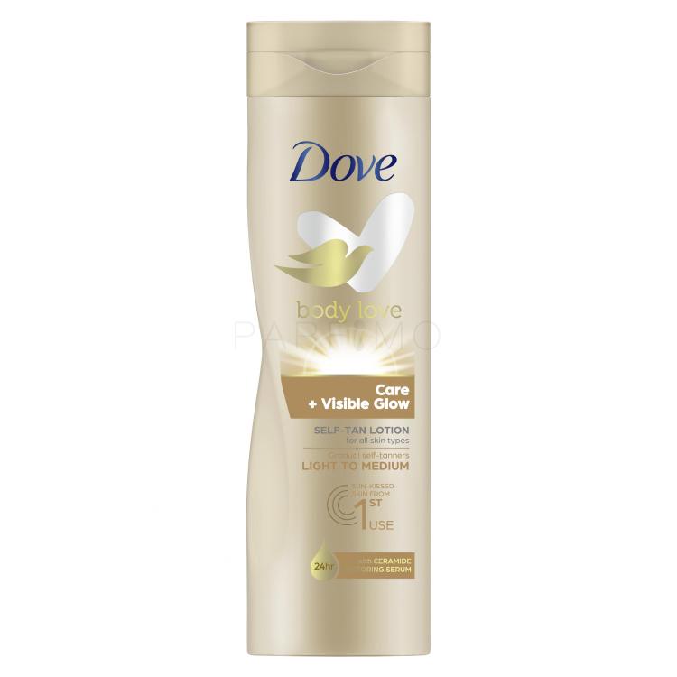 Dove Nourishing Body Care Visible Glow Proizvod za samotamnjenje za žene 250 ml Nijansa Fair-Medium