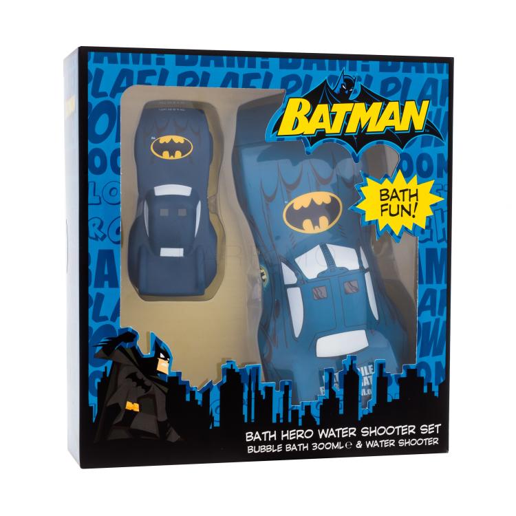DC Comics Batman Bath Hero Water Shooter Set Poklon set pjenasta kupka 300 ml + vodeni pištolj 1 kom