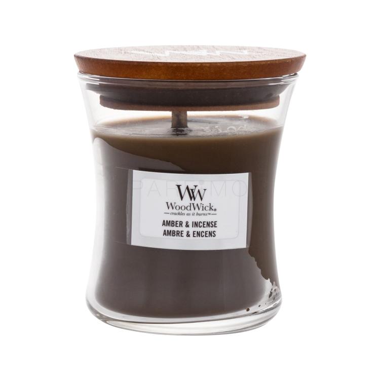 WoodWick Amber &amp; Incense Mirisna svijeća 85 g