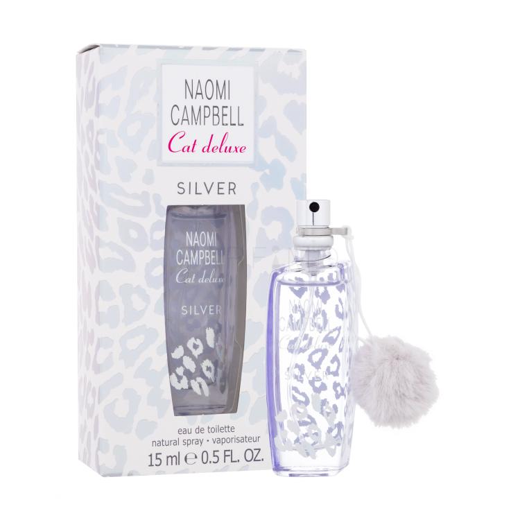 Naomi Campbell Cat Deluxe Silver Toaletna voda za žene 15 ml