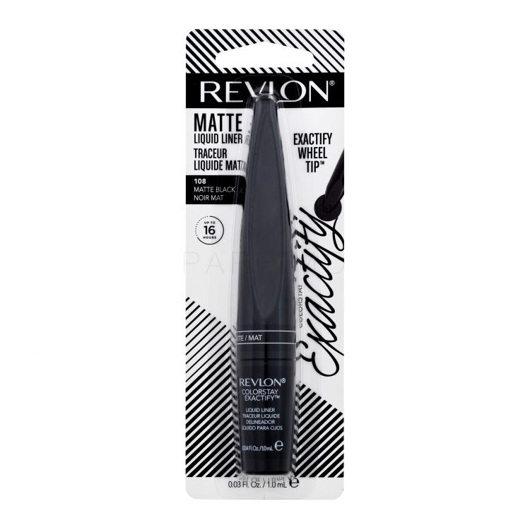 Revlon Colorstay Exactify Tuš za oči za žene 1 ml Nijansa 108 Matte Black