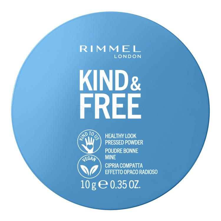 Rimmel London Kind &amp; Free Healthy Look Pressed Powder Puder u prahu za žene 10 g Nijansa 030 Medium
