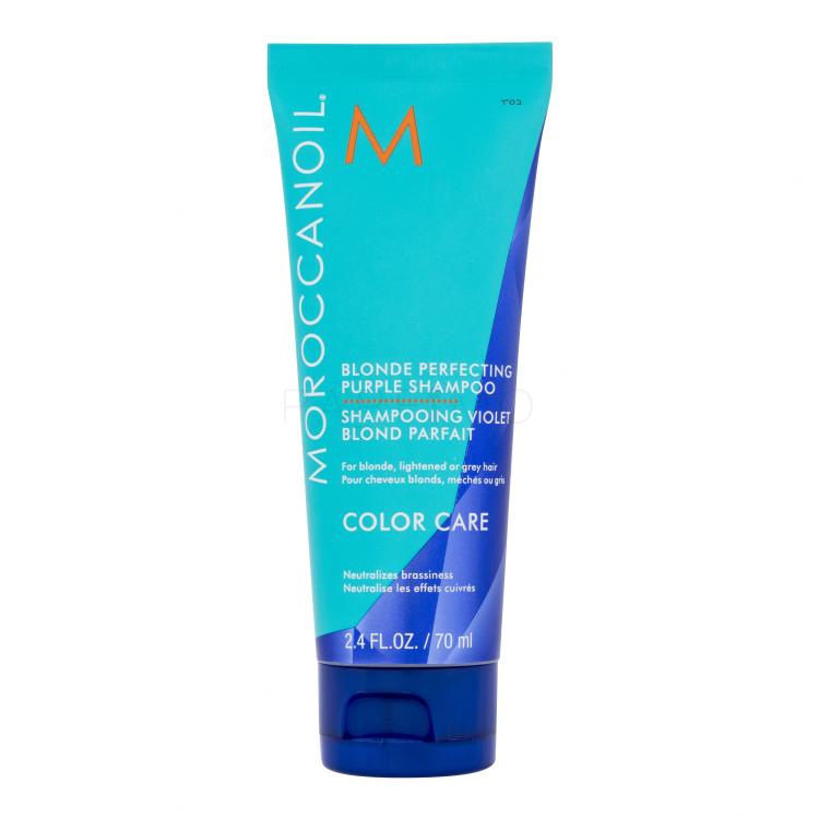 Moroccanoil Color Care Blonde Perfecting Purple Shampoo Šampon za žene 70 ml