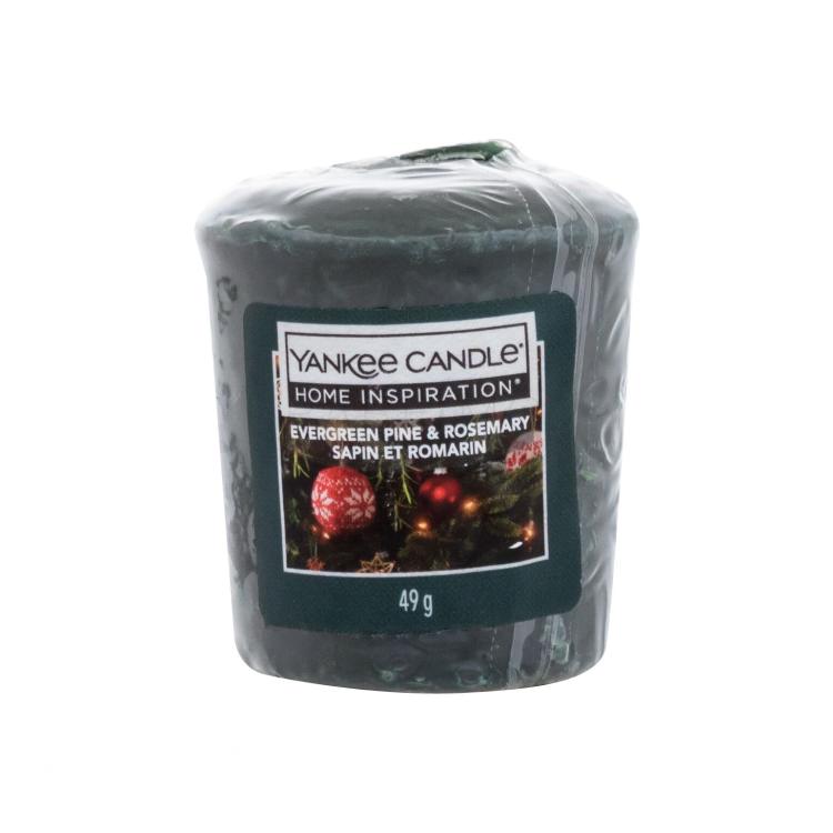 Yankee Candle Home Inspiration Evergreen Pine &amp; Rosemary Mirisna svijeća 49 g
