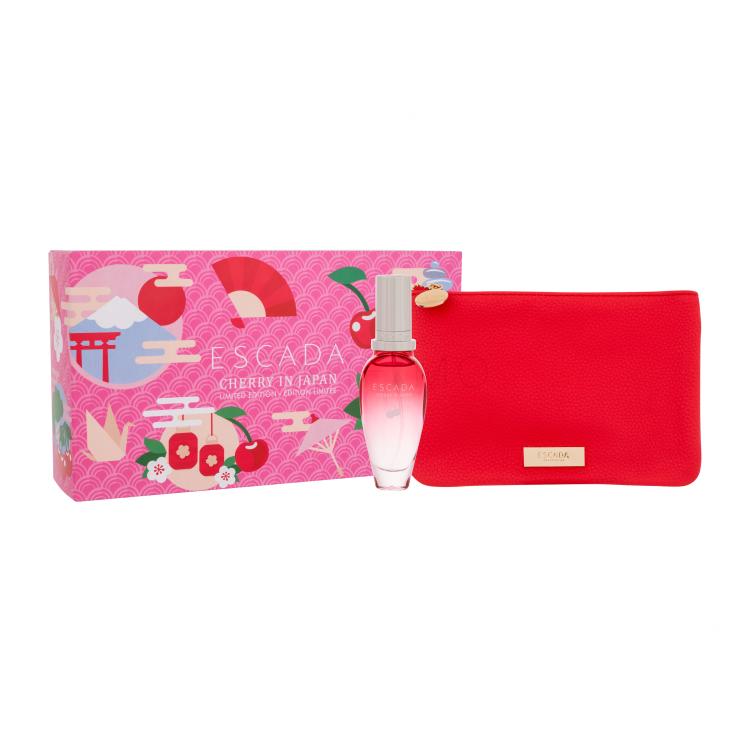 ESCADA Cherry In Japan Limited Edition Poklon set toaletna voda 30 ml + kozmetička torbica