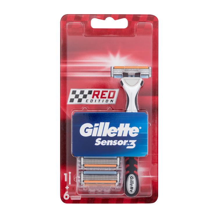 Gillette Sensor3 Red Edition Aparat za brijanje za muškarce set