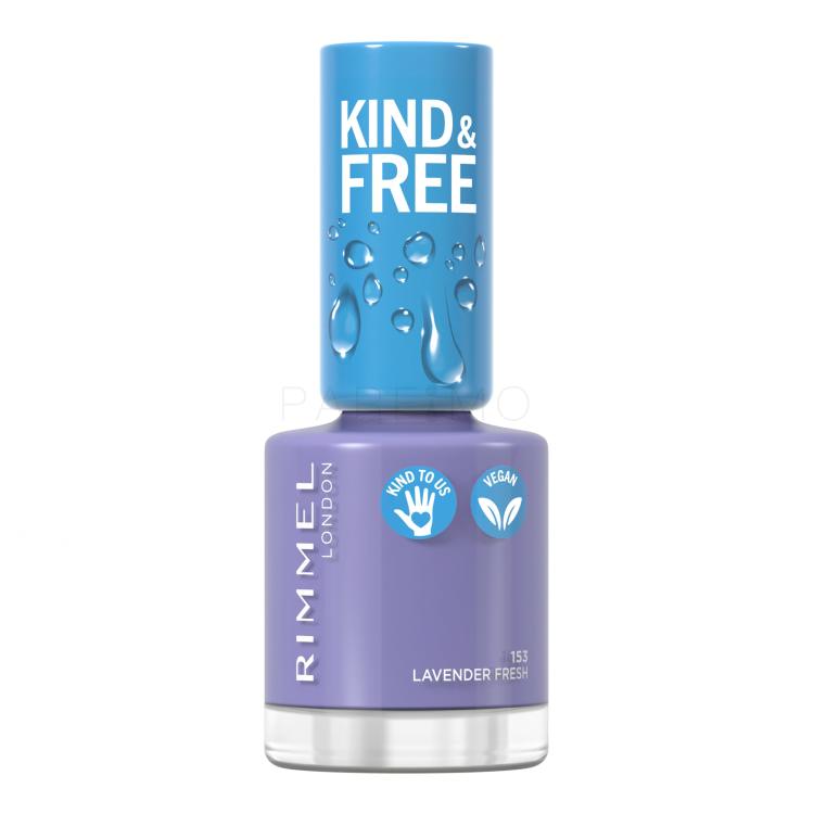 Rimmel London Kind &amp; Free Lak za nokte za žene 8 ml Nijansa 153 Lavender Light