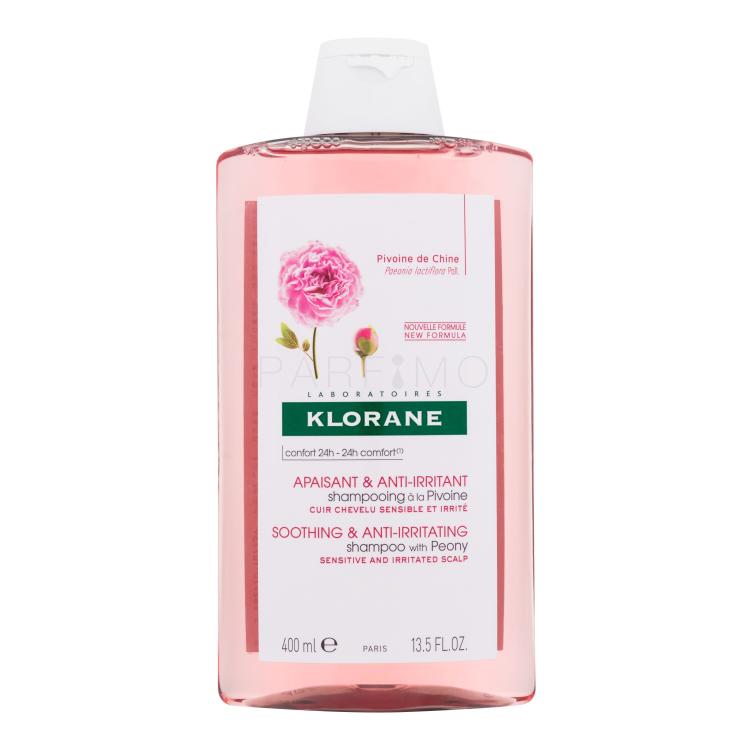 Klorane Organic Peony Soothing &amp; Anti-Irritating Šampon za žene 400 ml