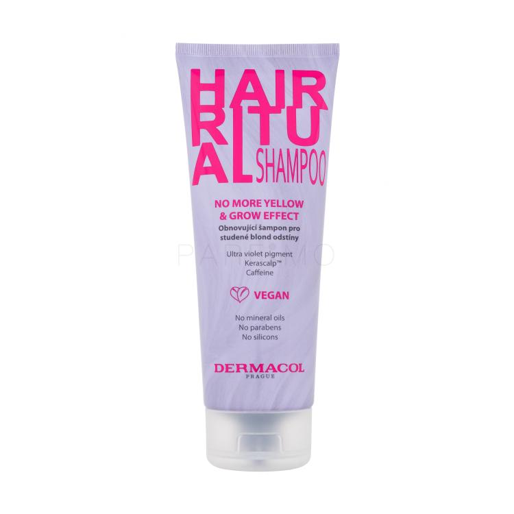 Dermacol Hair Ritual No More Yellow &amp; Grow Shampoo Šampon za žene 250 ml