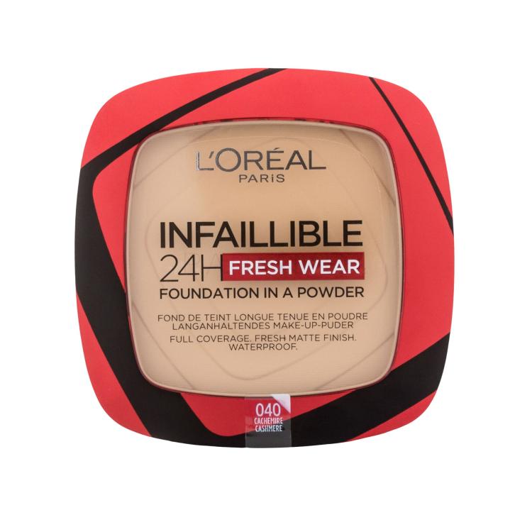 L'Oréal Paris Infaillible 24H Fresh Wear Foundation In A Powder Puder za žene 9 g Nijansa 040 Cashmere