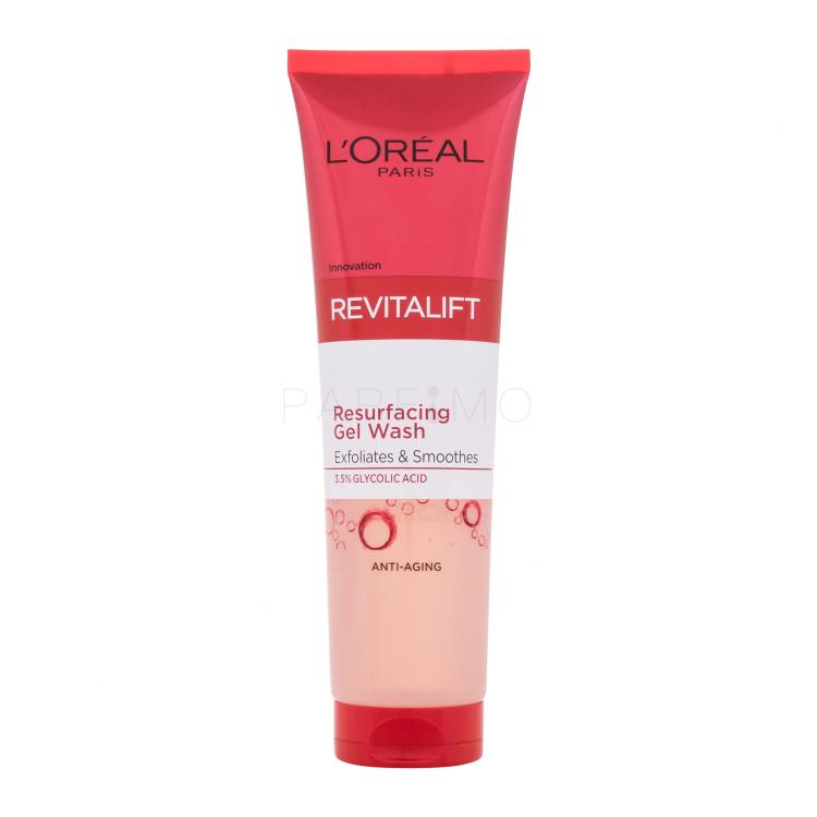 L&#039;Oréal Paris Revitalift Resurfacing Gel Wash Gel za čišćenje lica za žene 150 ml