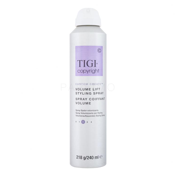 Tigi Copyright Custom Create Volume Lift Styling Spray Stiliranje kose za žene 240 ml
