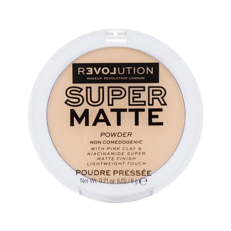 Revolution Relove Super Matte Powder Puder u prahu za žene 6 g Nijansa Vanilla