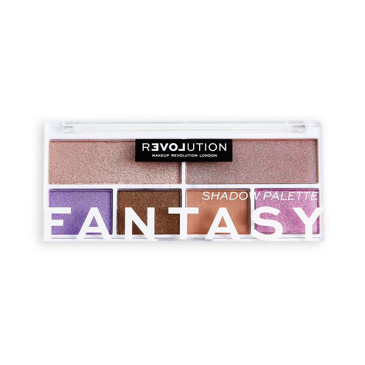 Revolution Relove Colour Play Shadow Palette Sjenilo za oči za žene 5,2 g Nijansa Fantasy