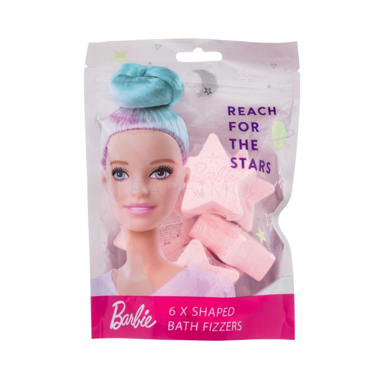 Barbie Bath Fizzers Reach For The Stars Kugla za kupku za djecu 6x30 g