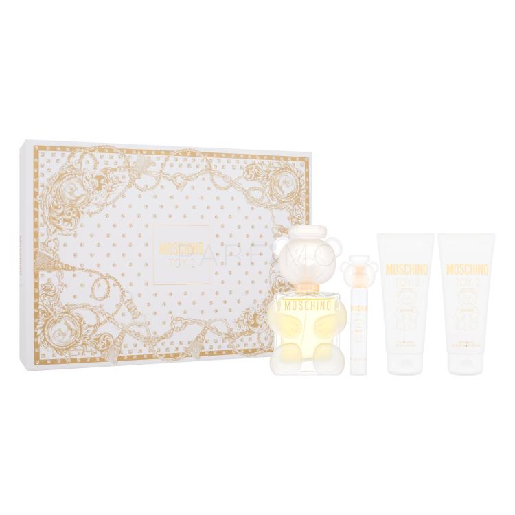 Moschino Toy 2 Poklon set parfemska voda 100 ml + parfemska voda 10 ml + losion za tijelo 100 ml + gel za tuširanje 100 ml