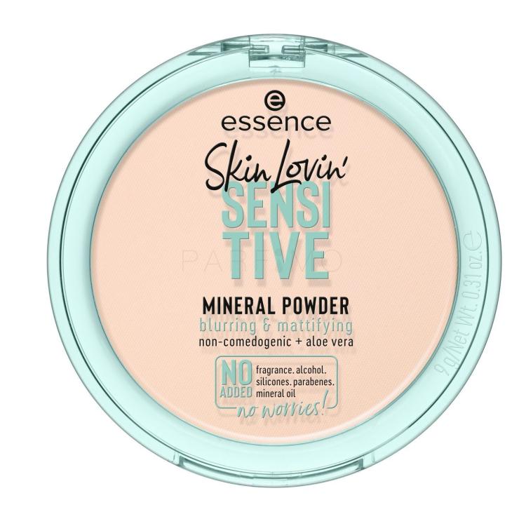 Essence Skin Lovin&#039; Sensitive Mineral Powder Puder u prahu za žene 9 g Nijansa 01 Translucent