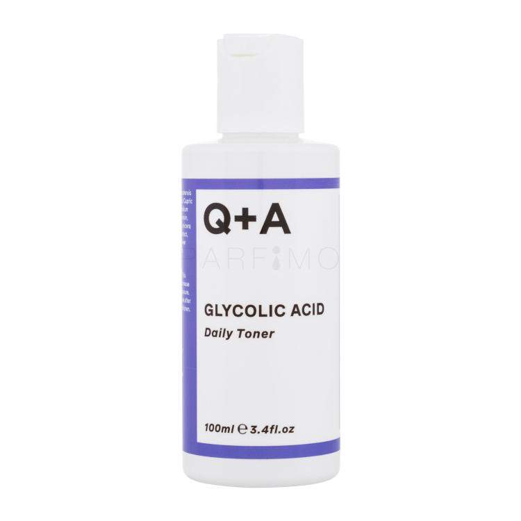 Q+A Glycolic Acid Daily Toner Losion i sprej za lice za žene 100 ml