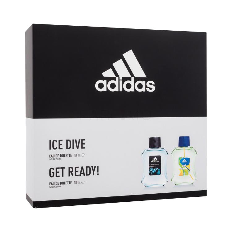 Adidas Ice Dive Poklon set toaletna voda 100 ml + toaletna voda Get Ready! 100 ml