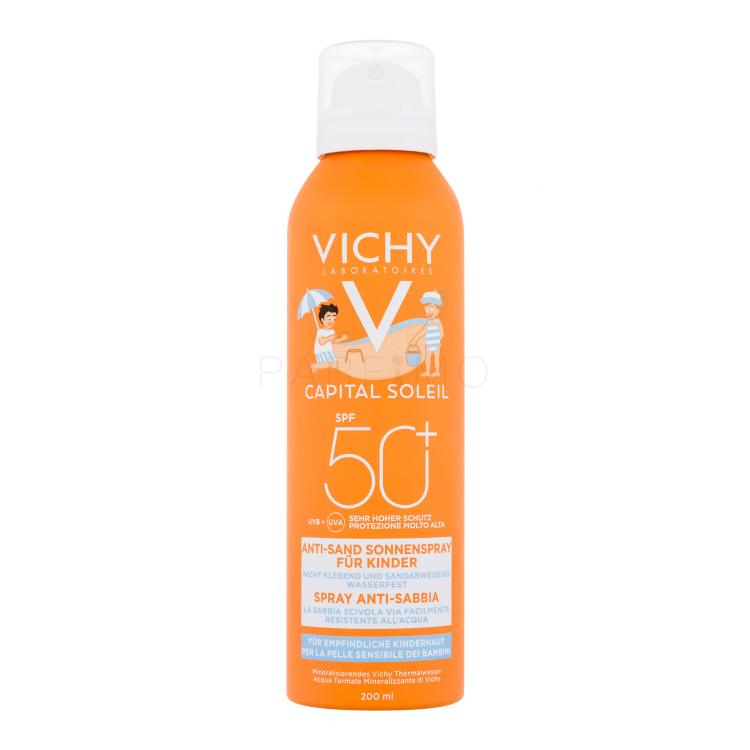 Vichy Capital Soleil Kids Anti-Sand Mist SPF50+ Proizvod za zaštitu od sunca za tijelo za djecu 200 ml