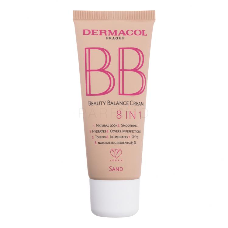 Dermacol BB Beauty Balance Cream 8 IN 1 SPF15 BB krema za žene 30 ml Nijansa 4 Sand
