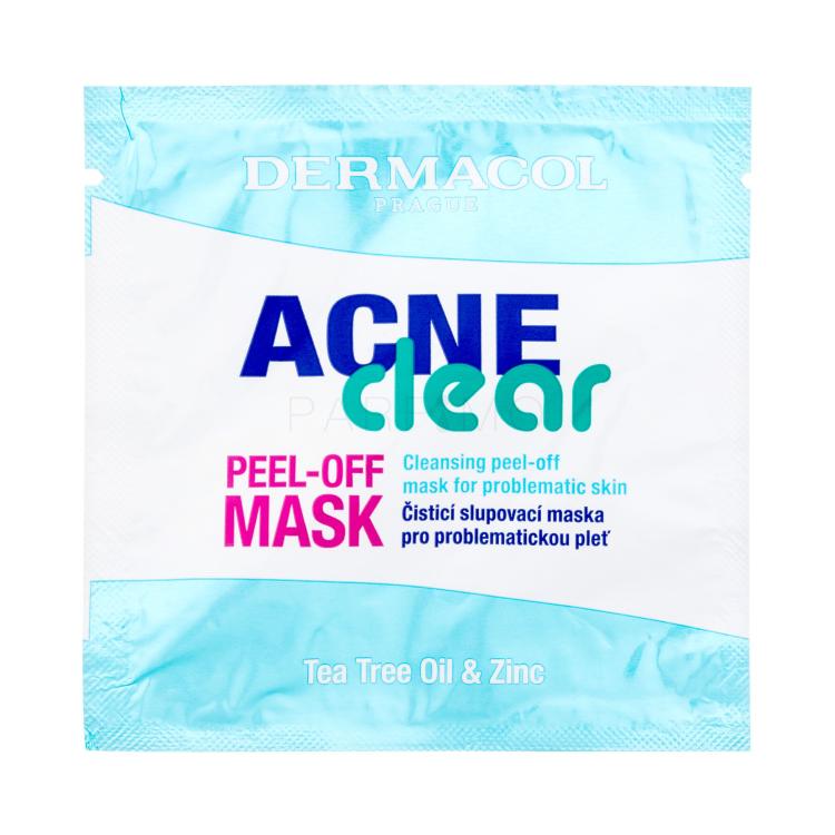 Dermacol AcneClear Peel-Off Mask Maska za lice za žene 8 ml