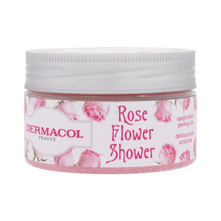 Dermacol Rose Flower Shower Body Scrub Piling za tijelo za žene 200 g