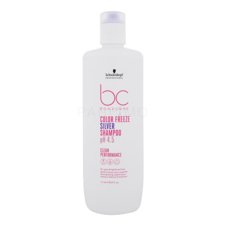 Schwarzkopf Professional BC Bonacure Color Freeze pH 4.5 Shampoo Silver Šampon za žene 1000 ml