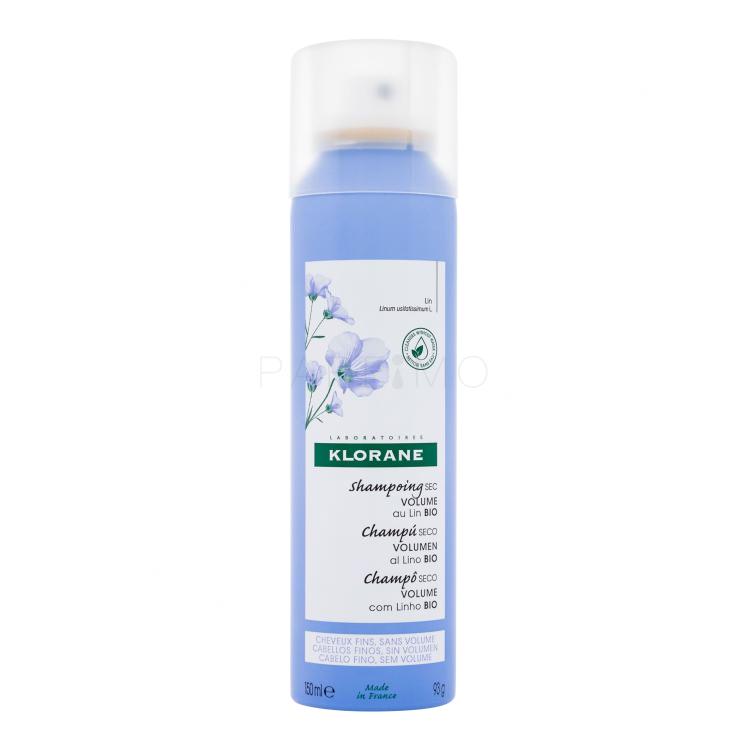 Klorane Organic Flax Volume Suhi šampon za žene 150 ml