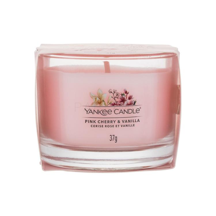 Yankee Candle Pink Cherry &amp; Vanilla Mirisna svijeća 37 g