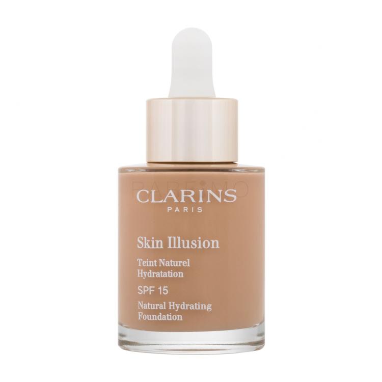 Clarins Skin Illusion Natural Hydrating SPF15 Puder za žene 30 ml Nijansa 112.3 Sandalwood