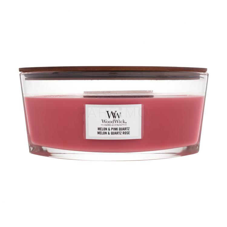 WoodWick Melon &amp; Pink Quartz Mirisna svijeća 453,6 g