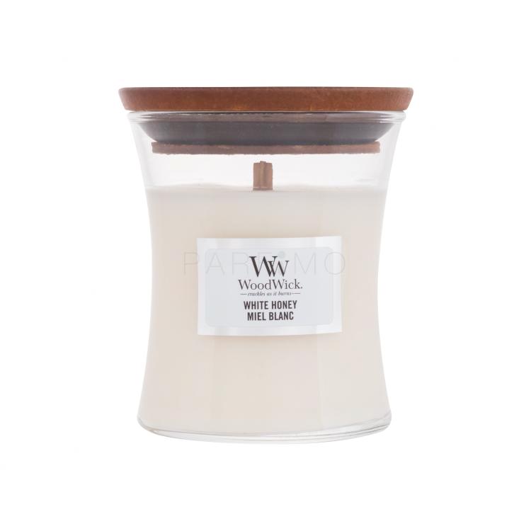 WoodWick White Honey Mirisna svijeća 85 g