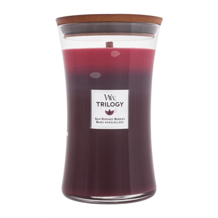 WoodWick Trilogy Sun Ripened Berries Mirisna svijeća 610 g