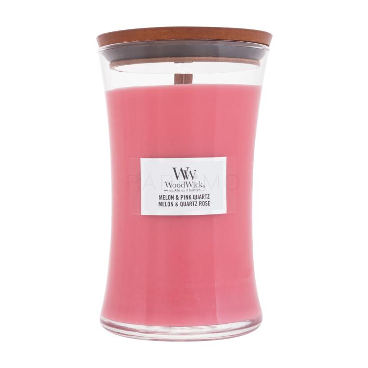 WoodWick Melon &amp; Pink Quartz Mirisna svijeća 610 g