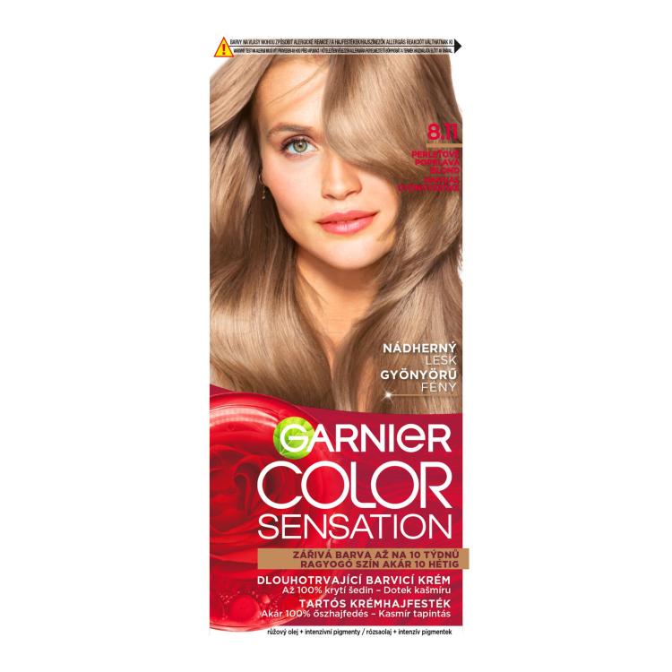Garnier Color Sensation Boja za kosu za žene 40 ml Nijansa 8,11 Pearl Blonde