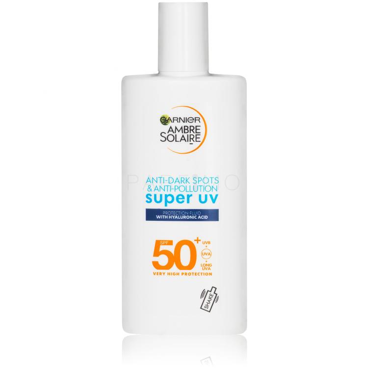 Garnier Ambre Solaire Super UV Protection Fluid SPF50+ Proizvod za zaštitu lica od sunca 40 ml
