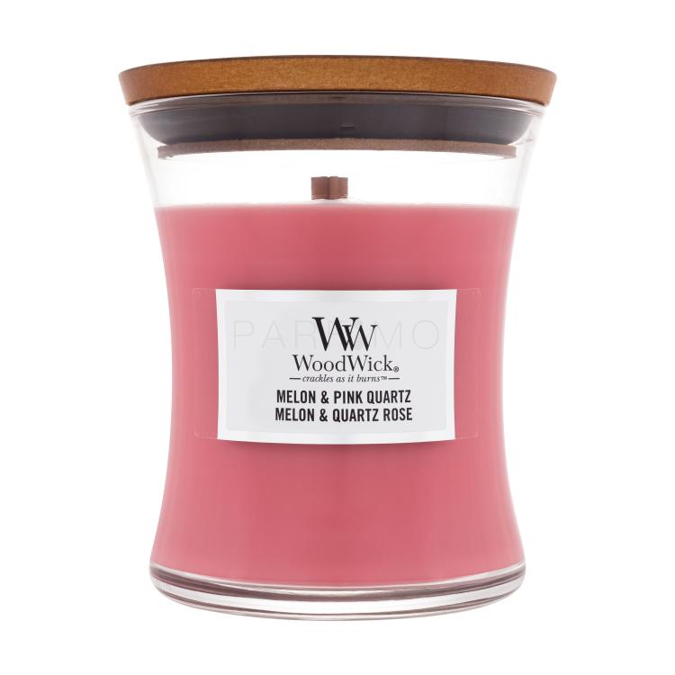 WoodWick Melon &amp; Pink Quartz Mirisna svijeća 275 g