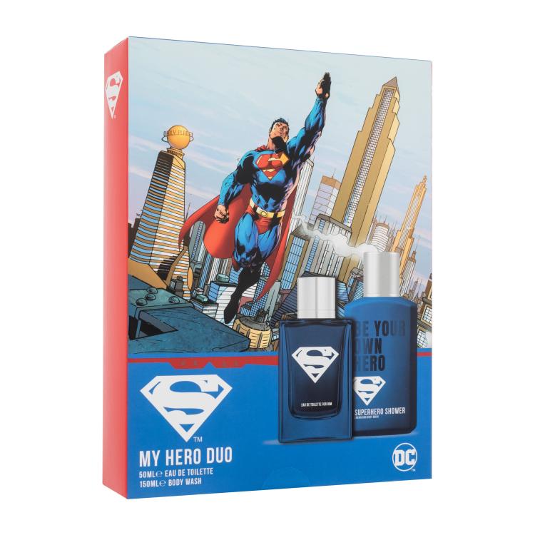 DC Comics Superman Poklon set toaletna voda 50 ml + gel za tuširanje 150 ml