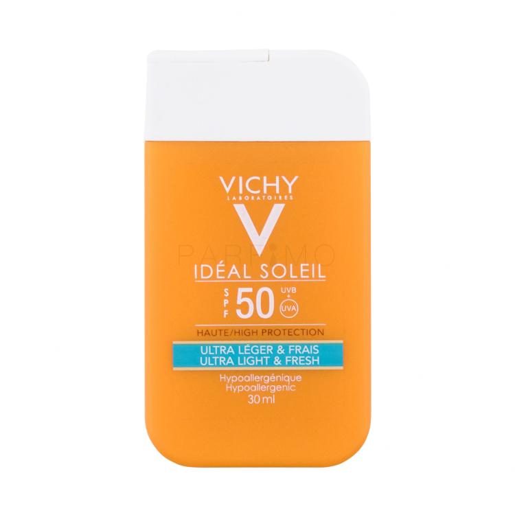 Vichy Idéal Soleil Ultra Light &amp; Fresh Lotion SPF50 Proizvod za zaštitu lica od sunca za žene 30 ml
