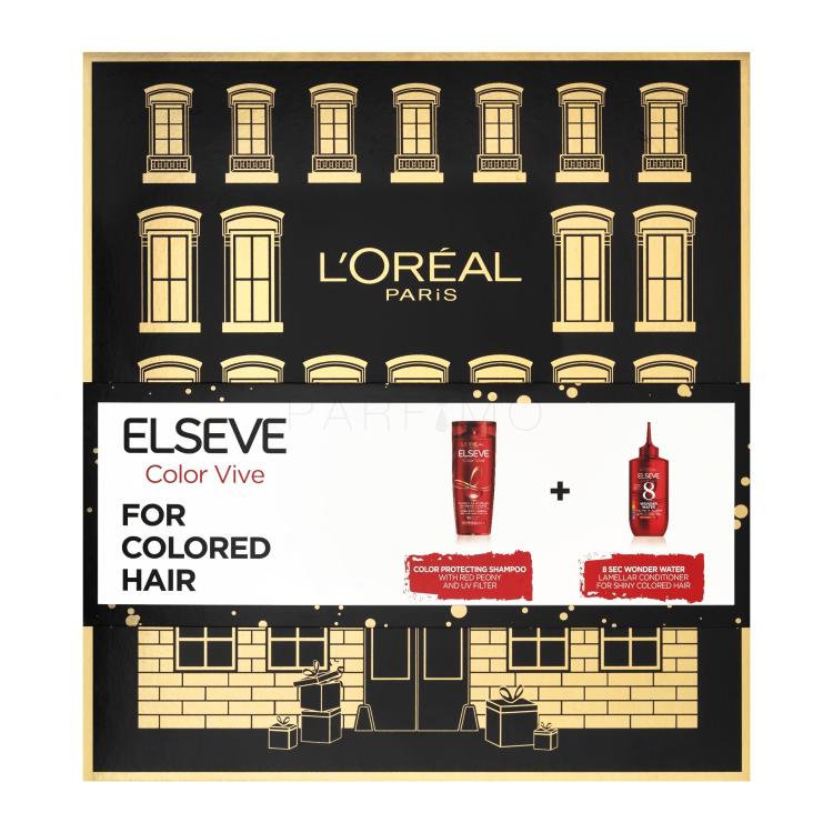 L&#039;Oréal Paris Elseve Color-Vive Poklon set šampon Elseve Color Vive 250 ml + njega kose Elseve Color Vive 8 Second Wonder Water 200 ml