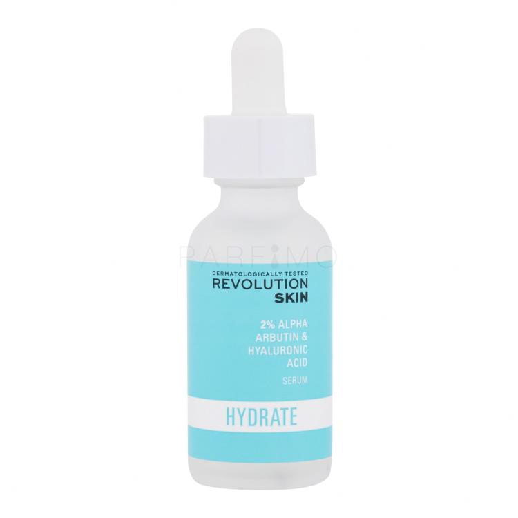 Revolution Skincare Hydrate 2% Alpha Arbutin &amp; Hyaluronic Acid Serum Serum za lice za žene 30 ml