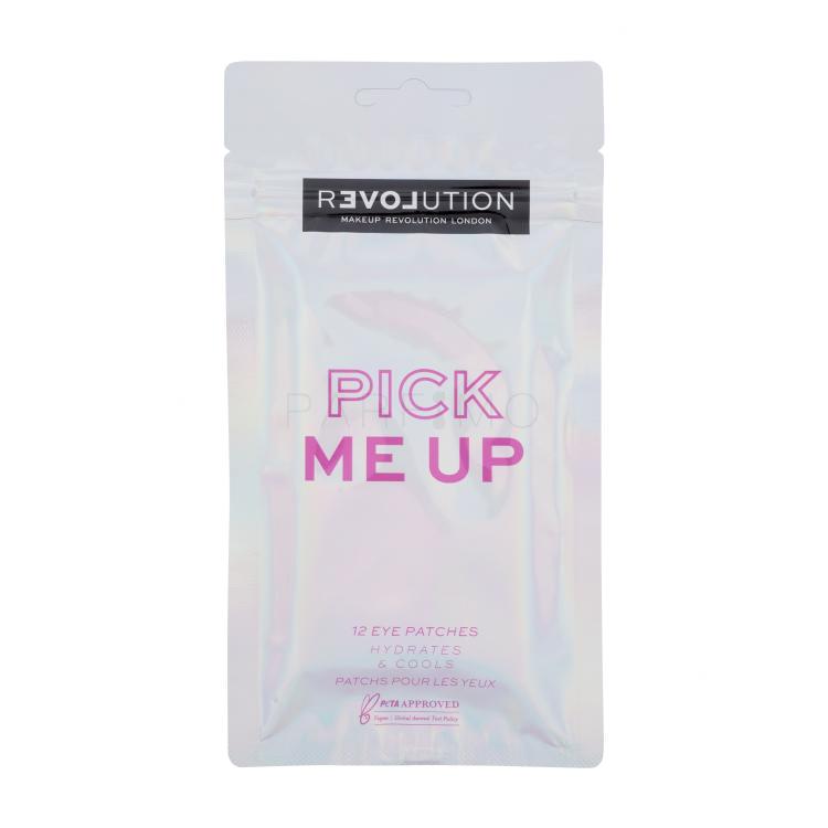 Revolution Relove Pick Me Up Hydrates &amp; Cools Eye Patches Maska za područje oko očiju za žene 12 kom