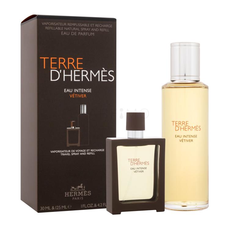 Hermes Terre d´Hermès Eau Intense Vétiver Poklon set parfemska voda 30 ml + punilo za parfemsku vodu 125 ml